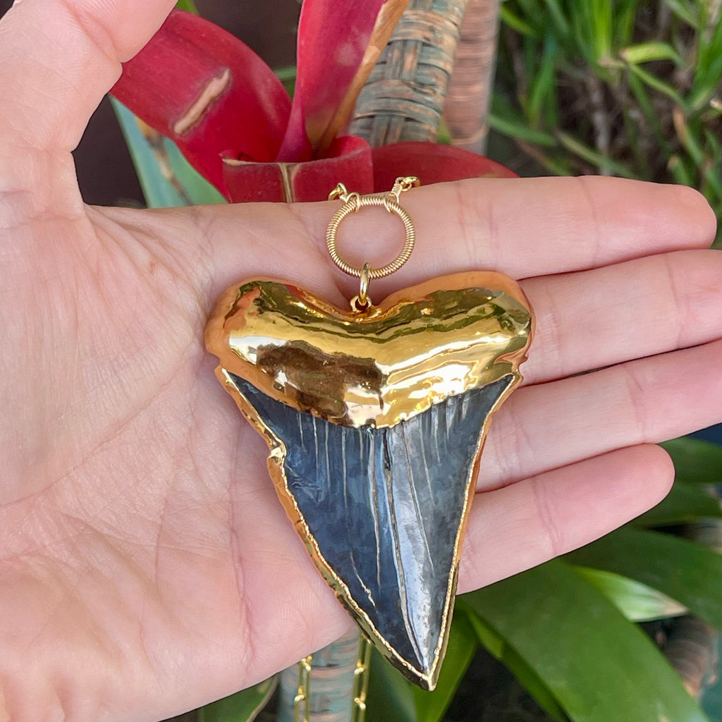 1654 Shark Tooth Necklace Elizabeth Sarah Collections