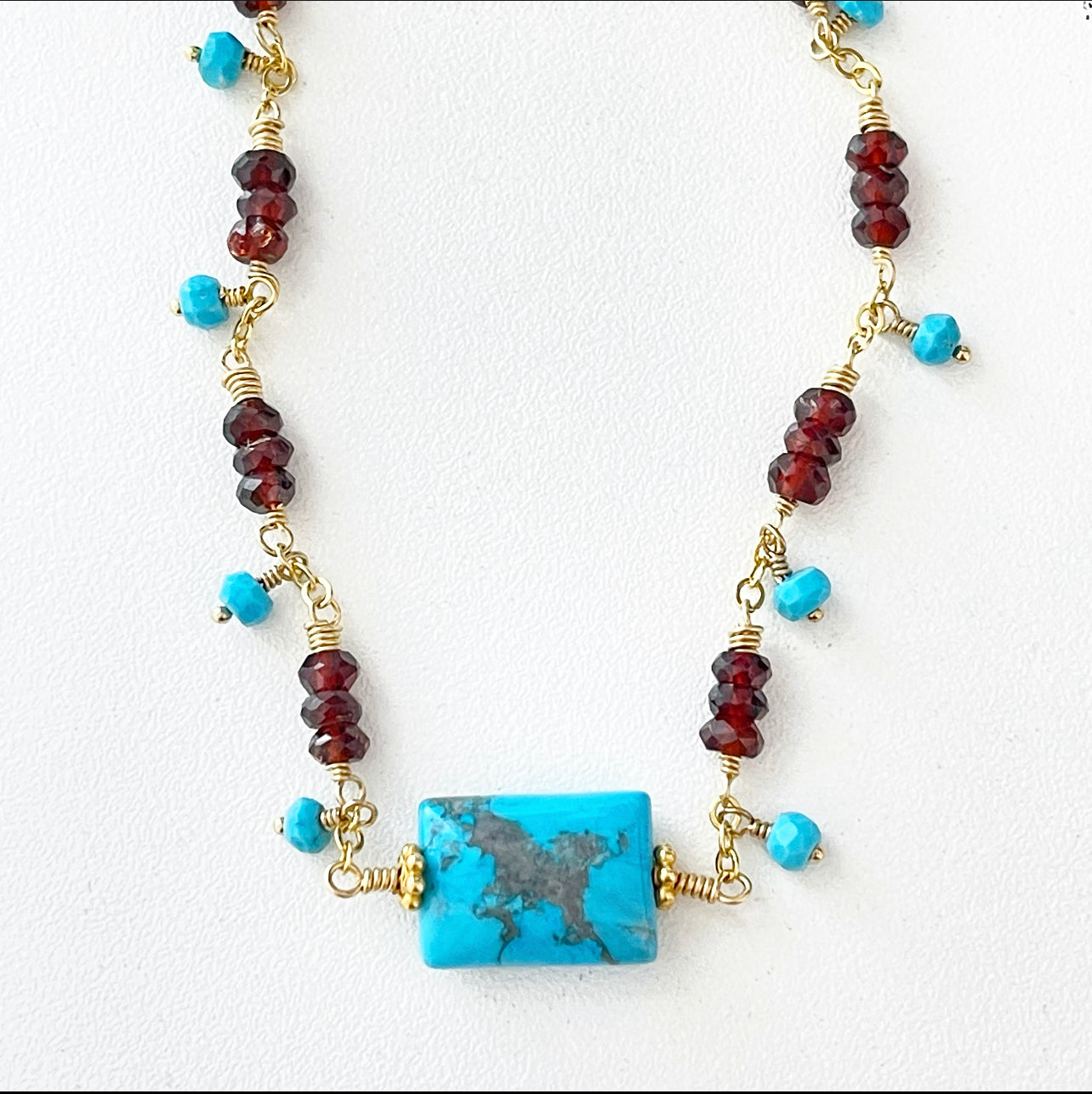 1382 - Gemstone Layering Necklace