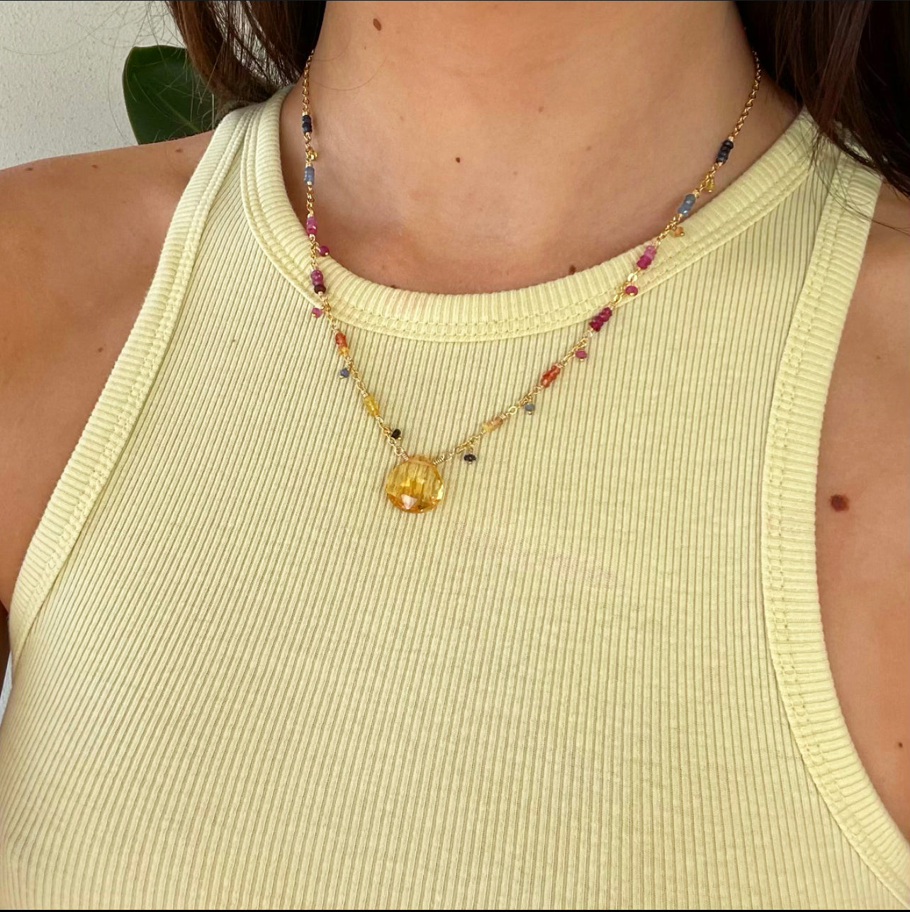 1192 - Gemstone Layering Necklace