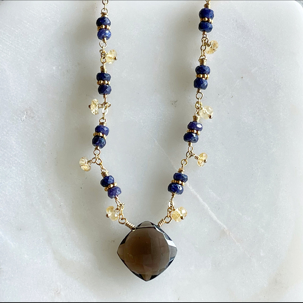 1428 - Gemstone Layering Necklace