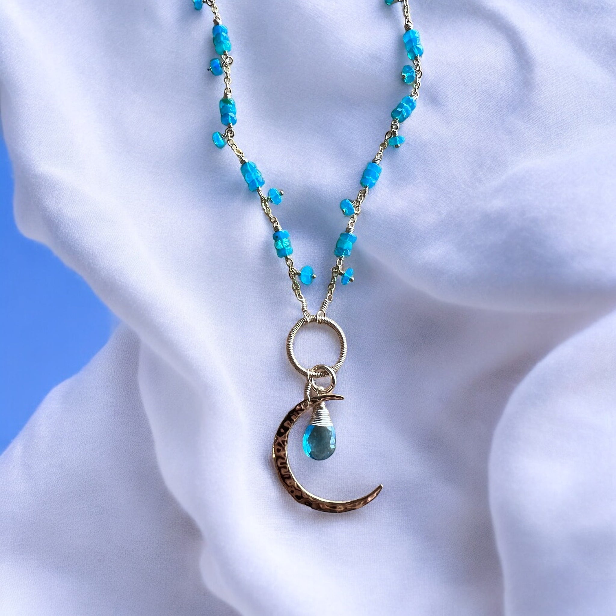 1704 - One of a Kind Gemstone Necklace
