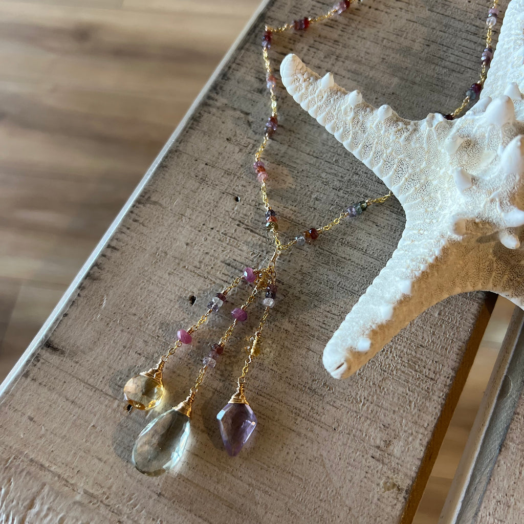 1840 Sapphire Necklace