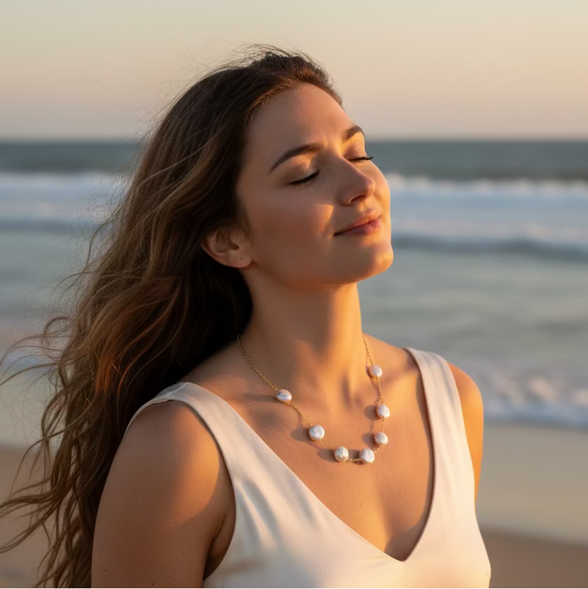 1859-Pearl Layering Necklace