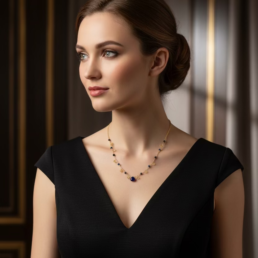 1865- Gemstone Layering Necklace