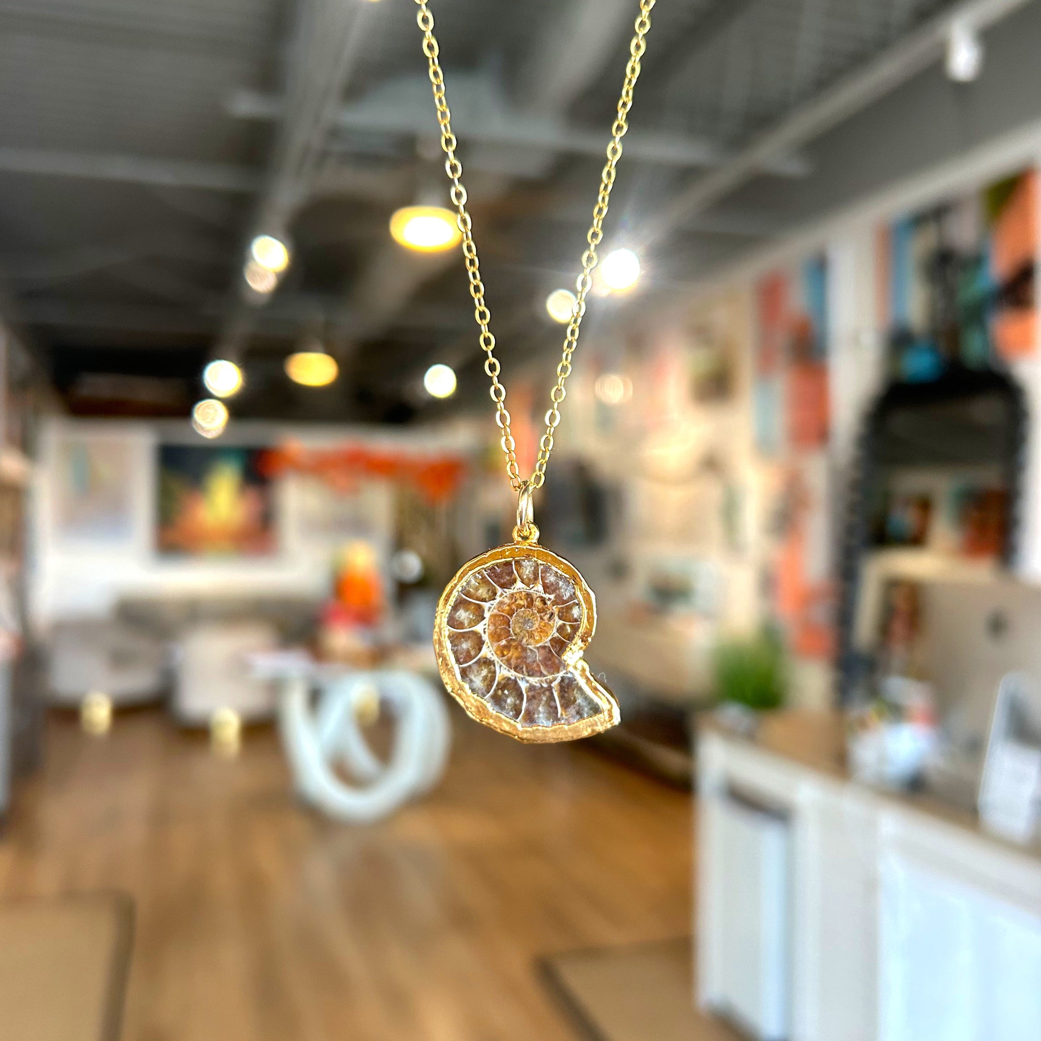 1894 - Petite Nautilus Necklace