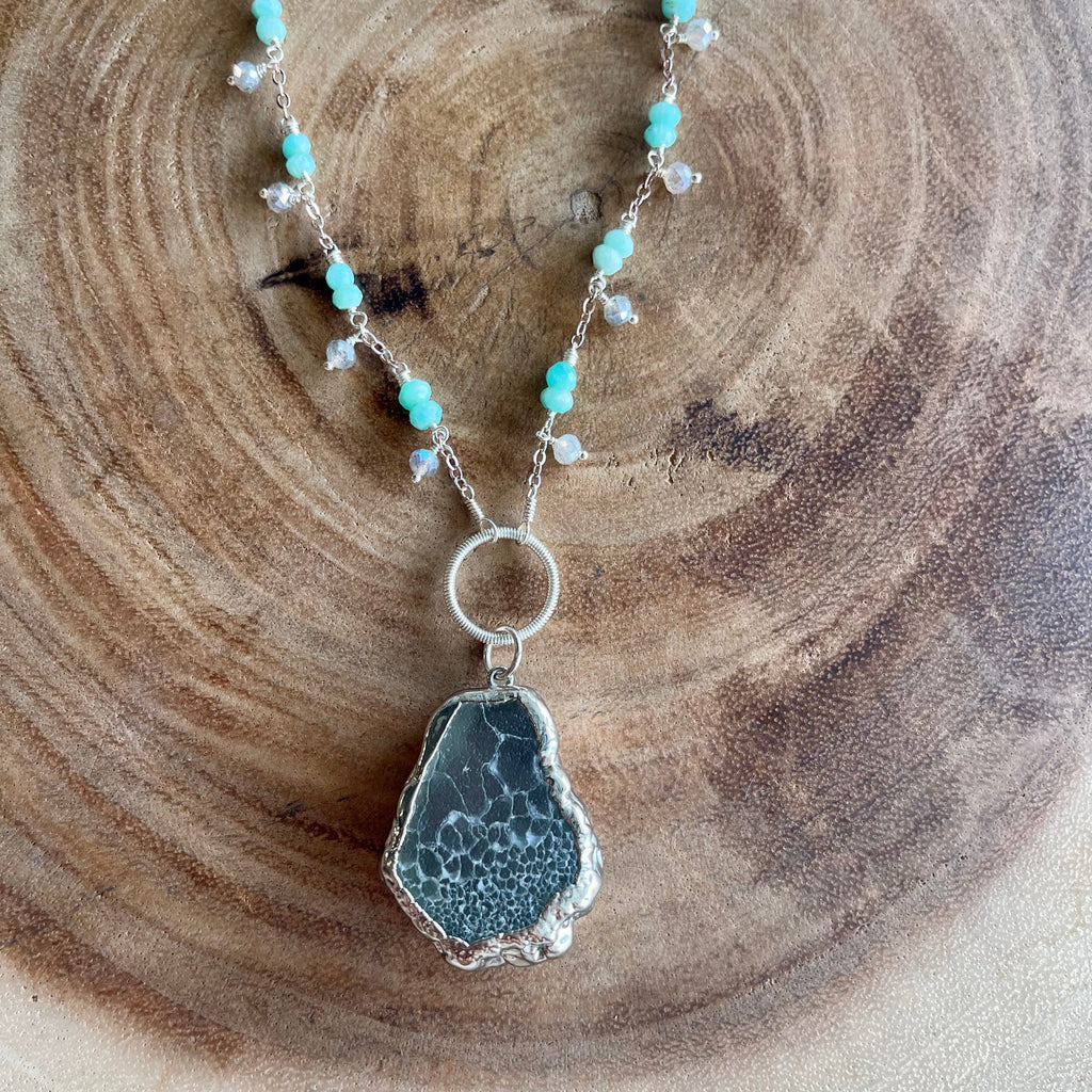 1518 - One of a Kind Seaglass Necklace