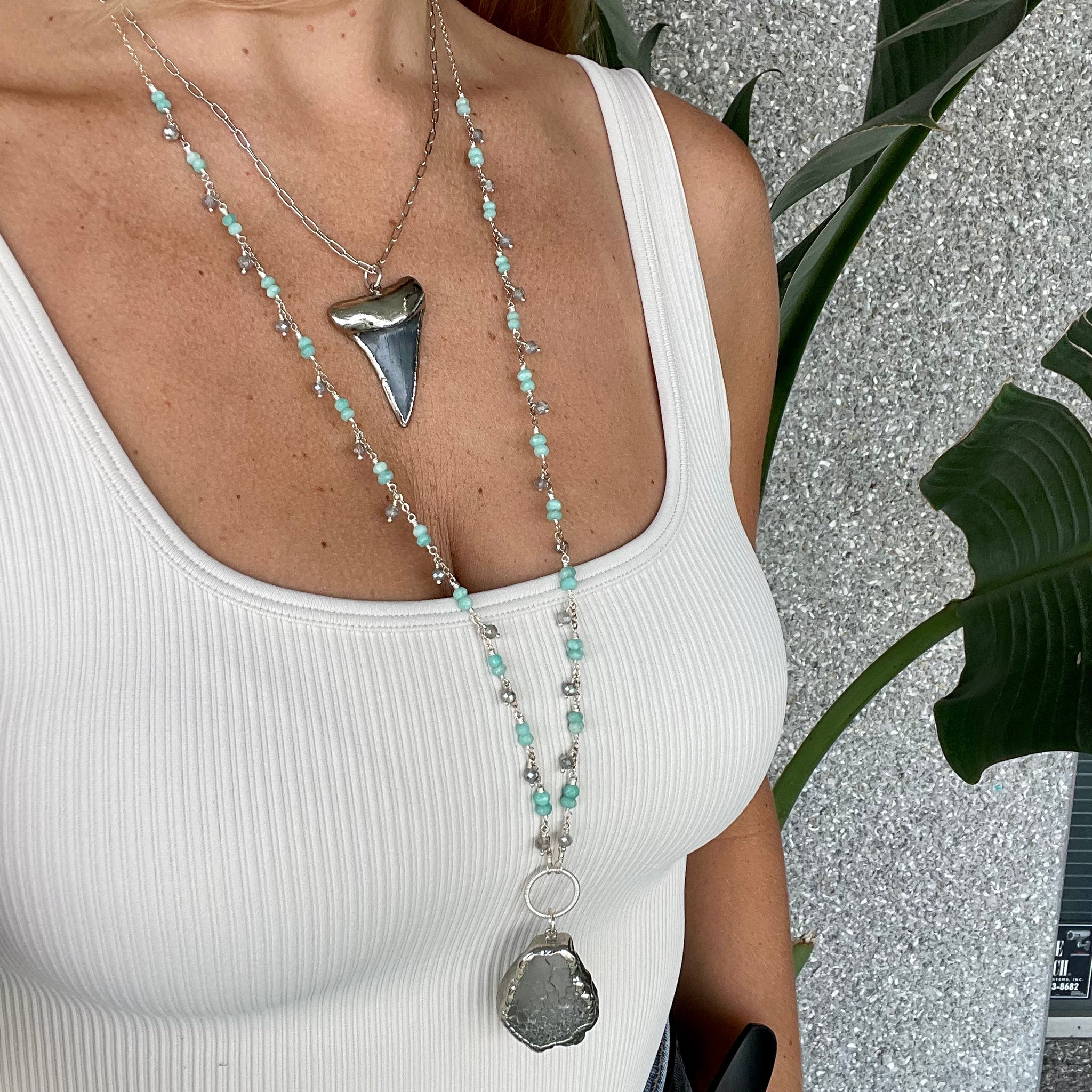 1518 - One of a Kind Seaglass Necklace