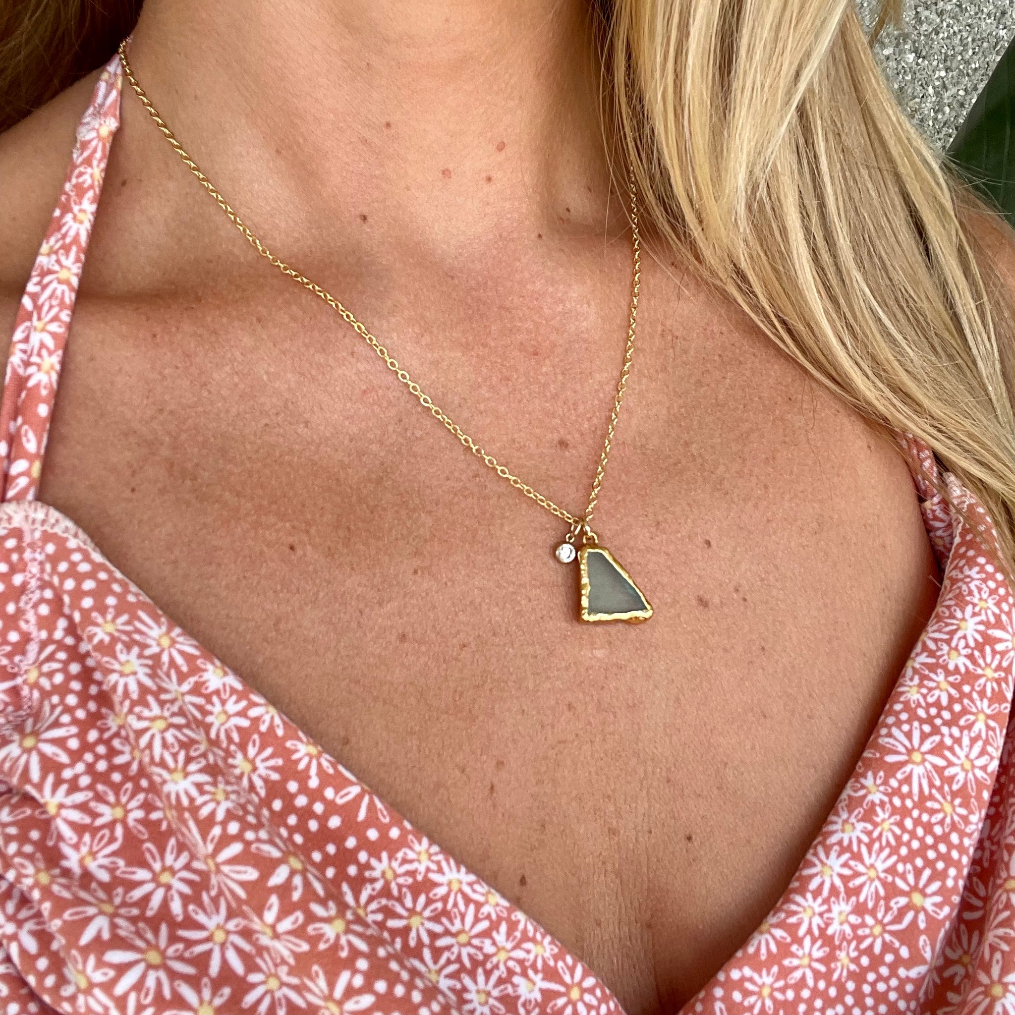 1535 - Seaglass Necklace