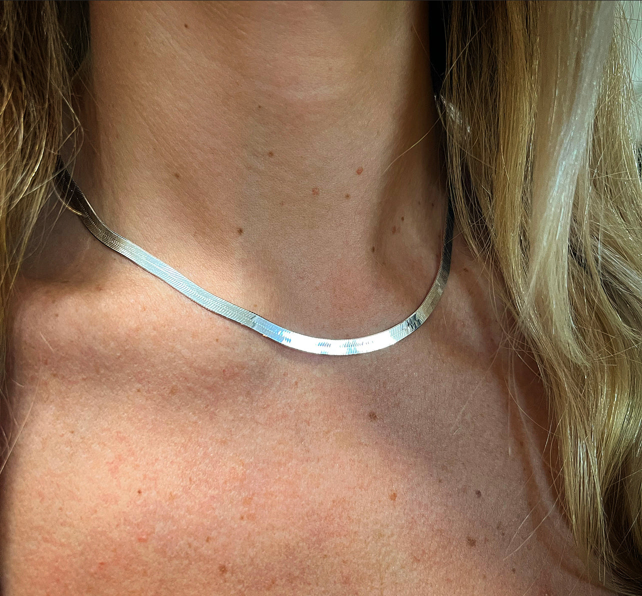 Wolf Circus Herringbone Chain Necklace in Sterling Silver – WOLF CIRCUS  JEWELRY