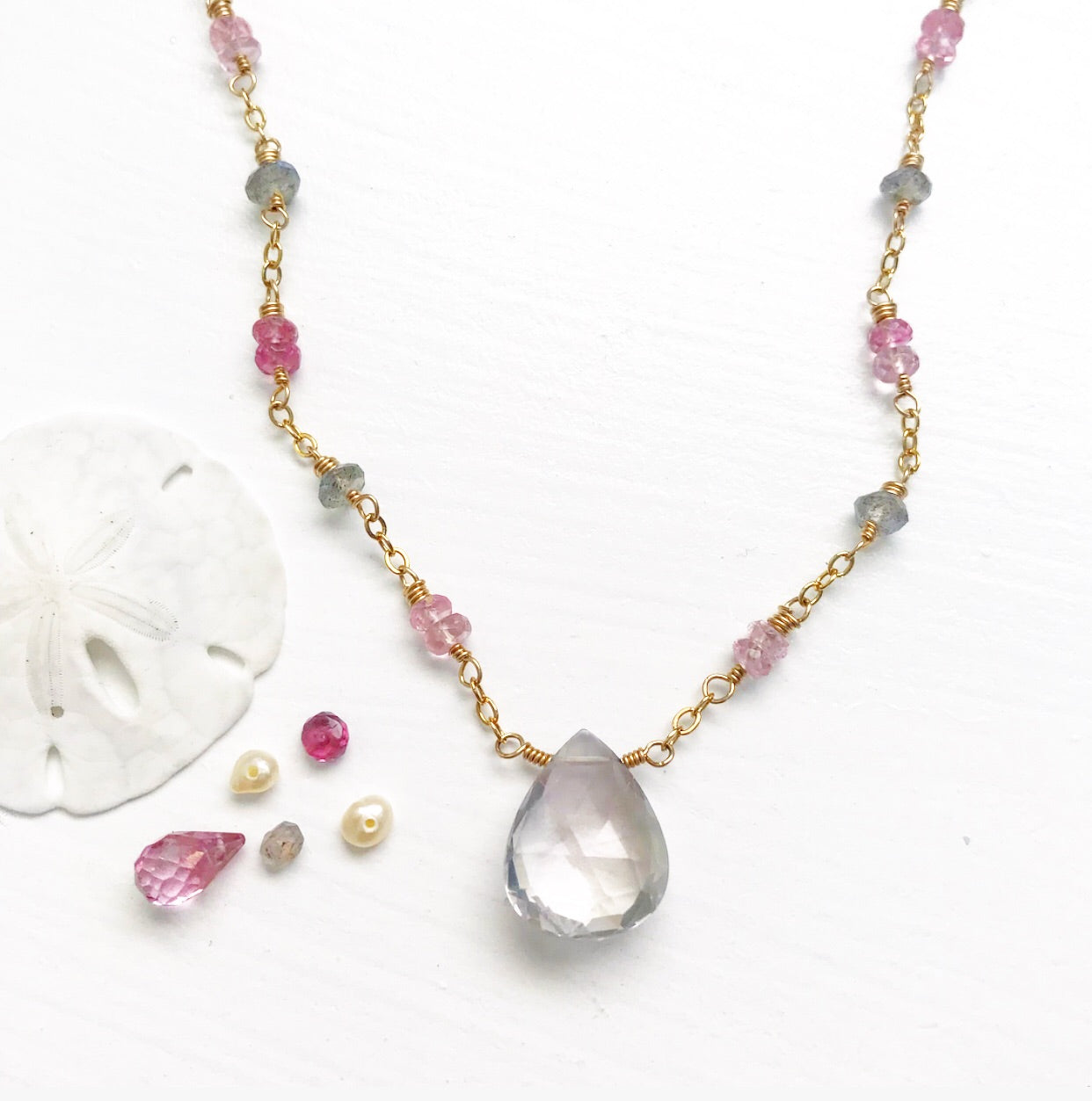 618-Gemstone Layering Necklace