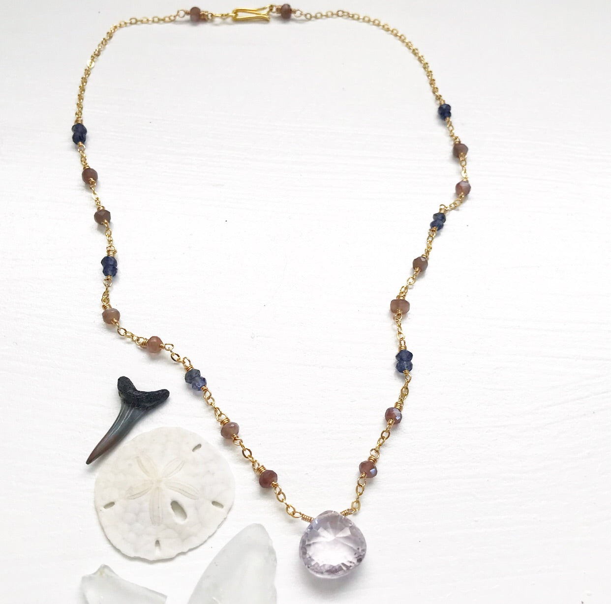 646-Gemstone Layering Necklace
