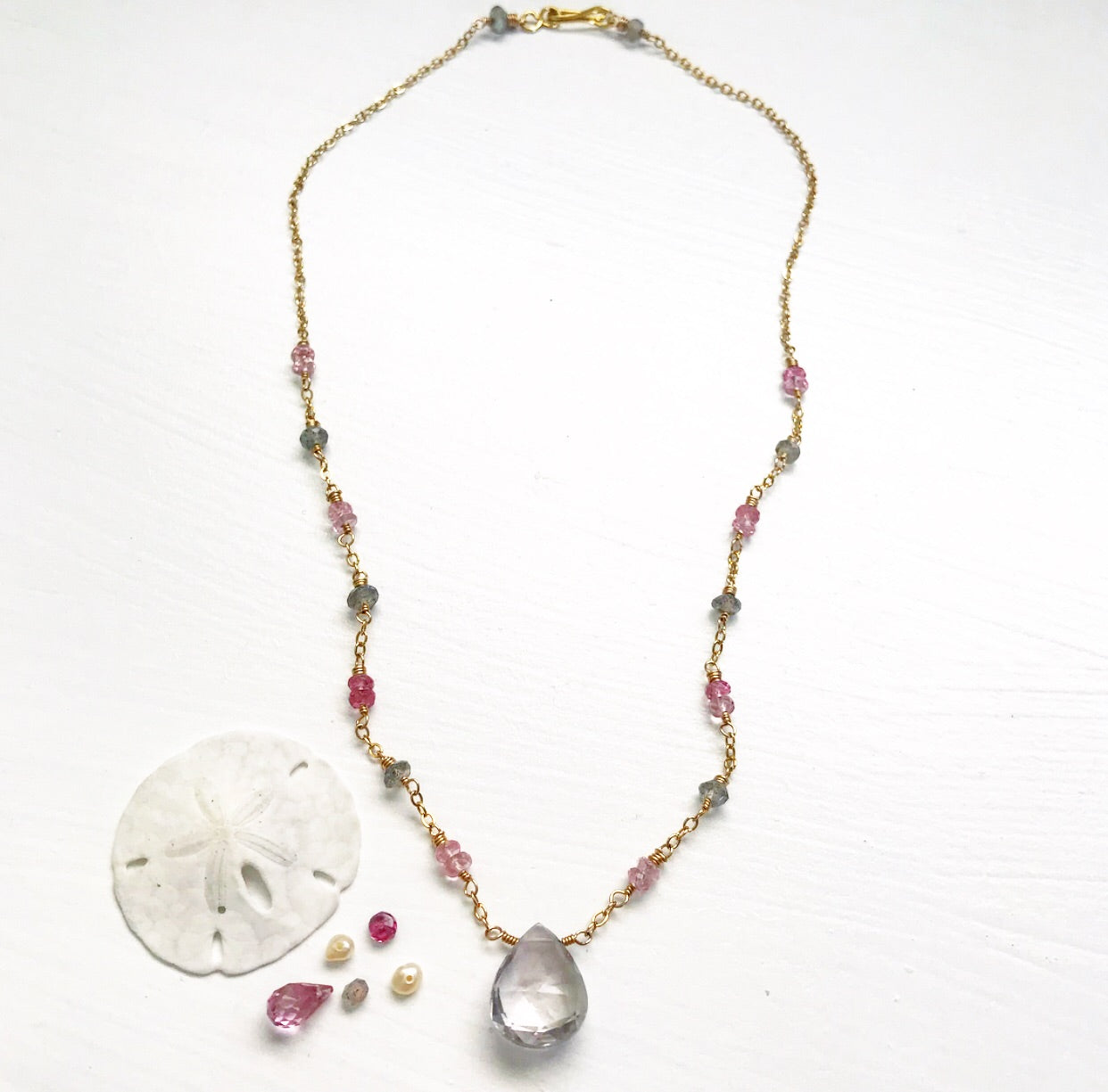 618-Gemstone Layering Necklace