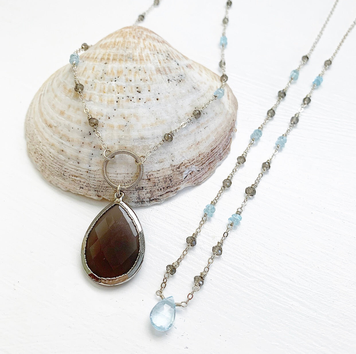 827-One of a Kind Gemstone Necklace