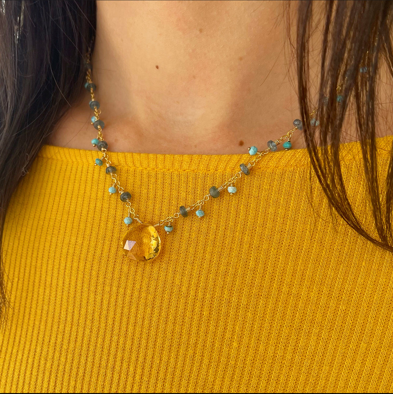 1066 - Gemstone Layering Necklace