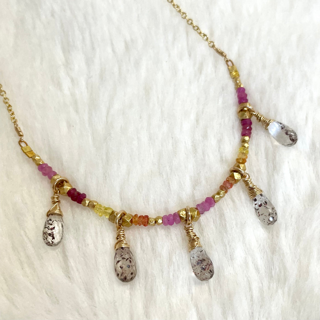1342 - Gemstone Layering Necklace