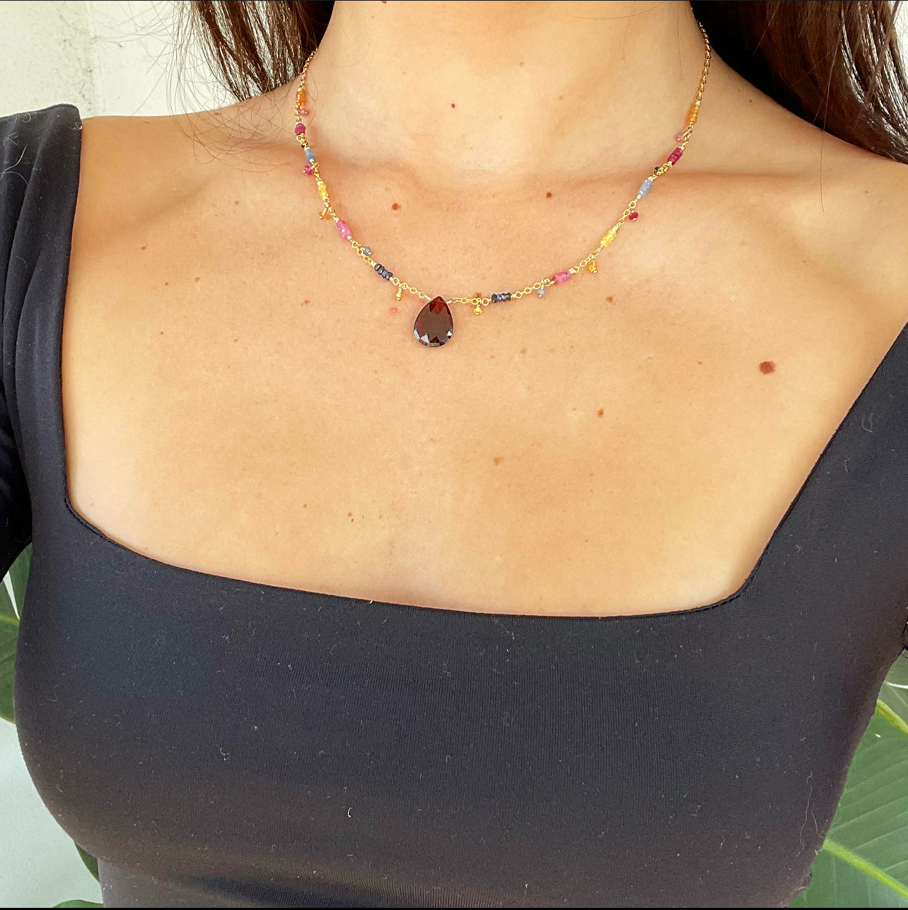 1194 - Gemstone Layering Necklace