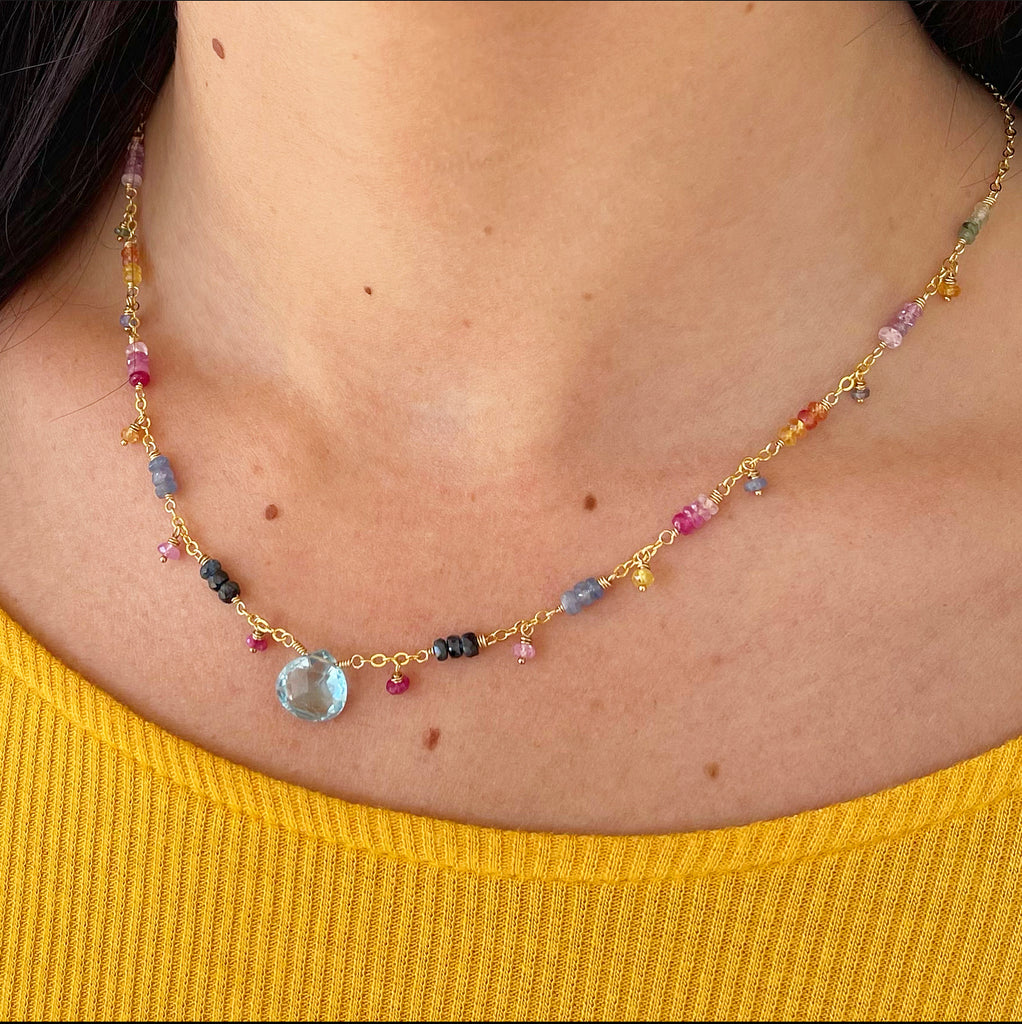 1172 - Gemstone Layering Necklace