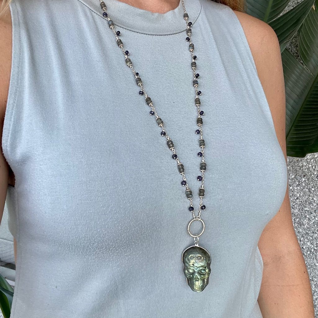 1457 - One of a Kind Gemstone Necklace