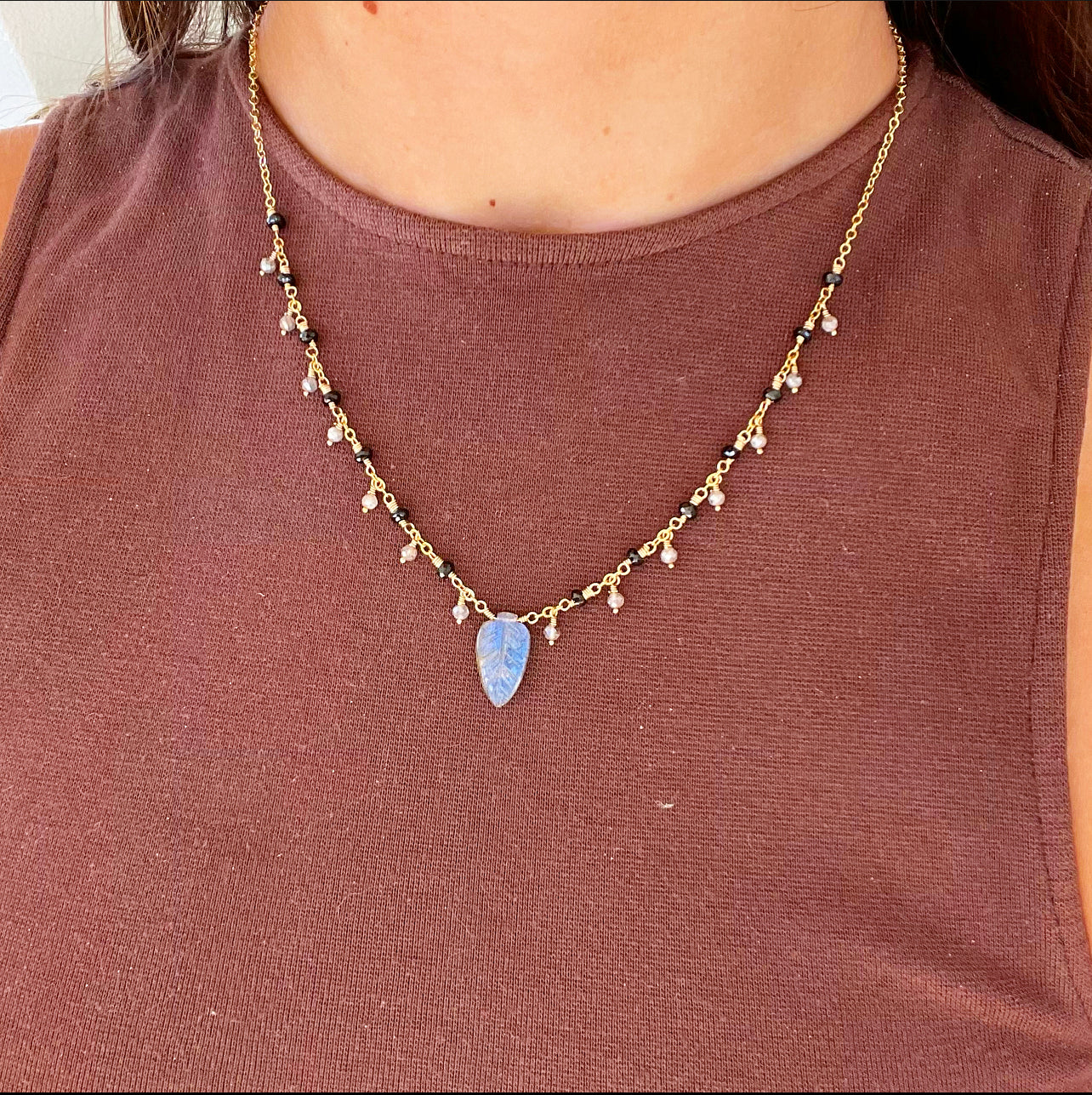 1300 - Gemstone Layering Necklace