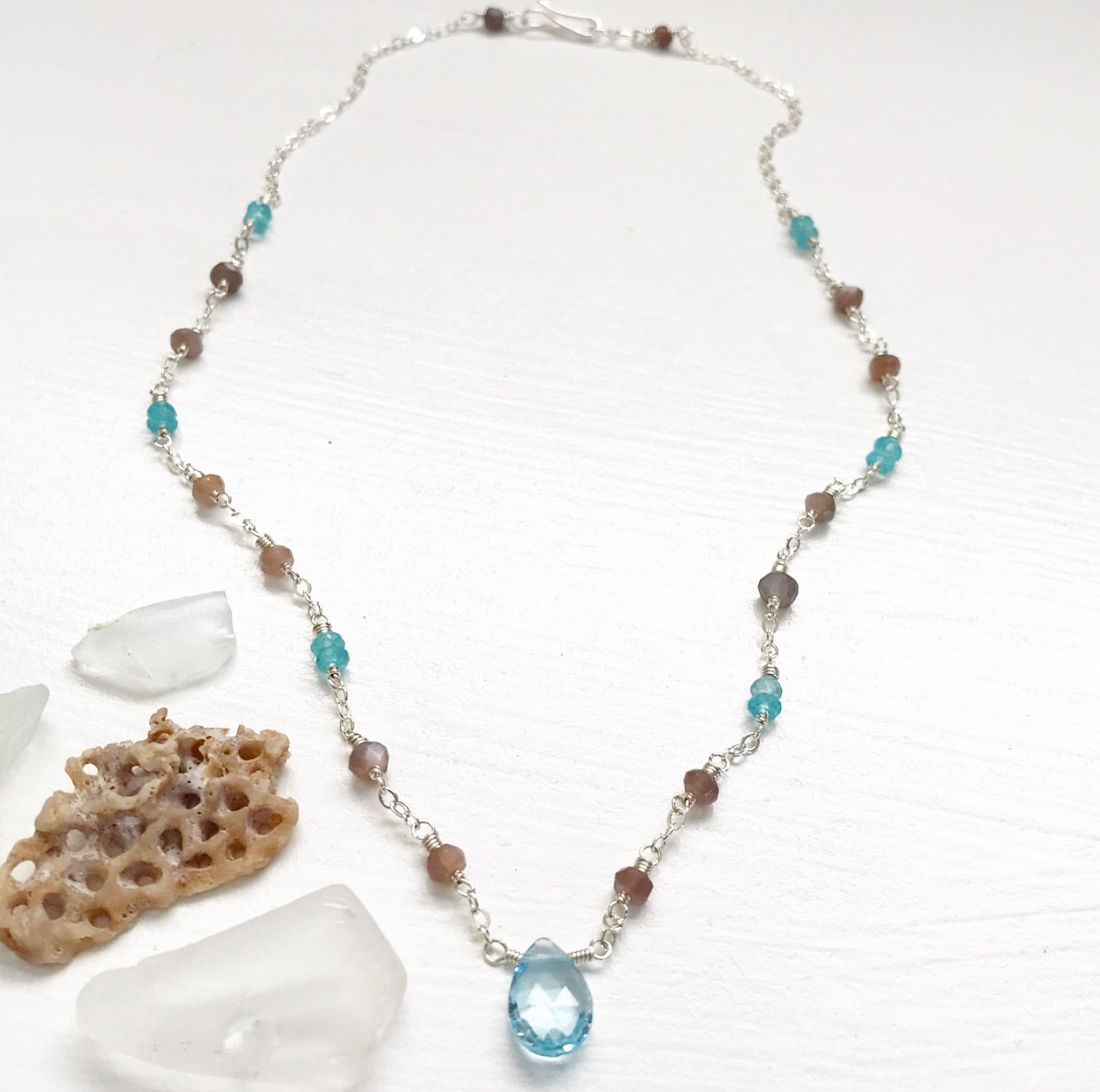 650-Gemstone Layering Necklace